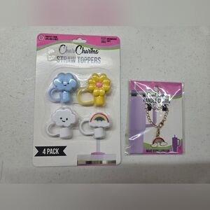 CharCharms Straw Toppers & Handle Charm NEW